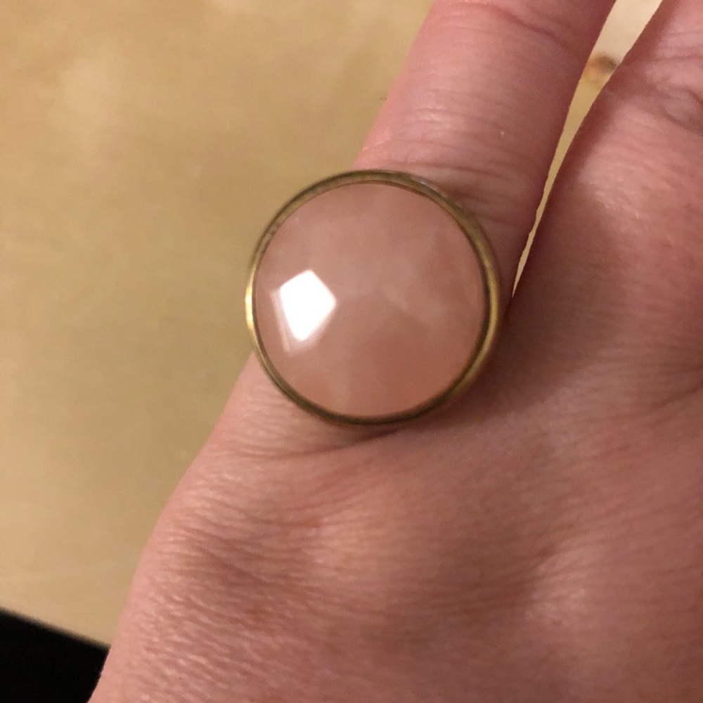 Rose quartz ring - Picture 2 of 5